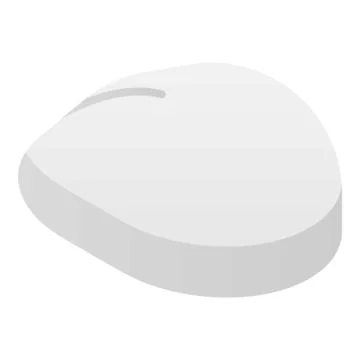 Computer mouse icon, isometric style Stock Illustration
