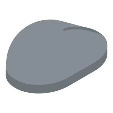 Computer mouse icon, isometric style Stock Illustration