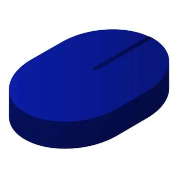 Computer mouse icon, isometric style イラスト素材