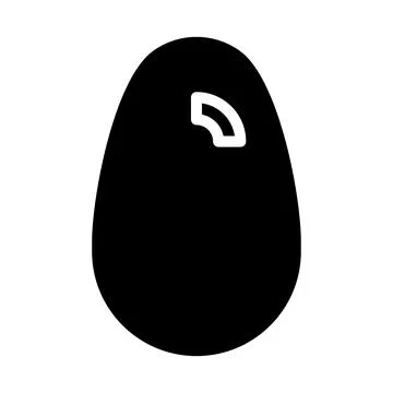 Computer mouse icon silhouette. Concept of technology, connection, and comm.. 스톡 일러스트