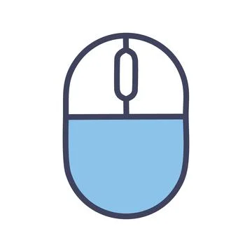 Computer mouse icon. Simple computer mouse icon, depicting a standard mouse.. Illustrazione stock