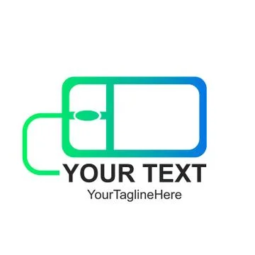 Computer mouse icon simple vector sign and modern symbol. Computer mouse vect Stock Illustration