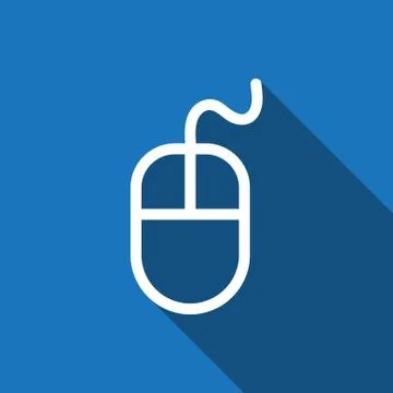 Computer mouse icon stock vector illustration flat design Illustrazione stock