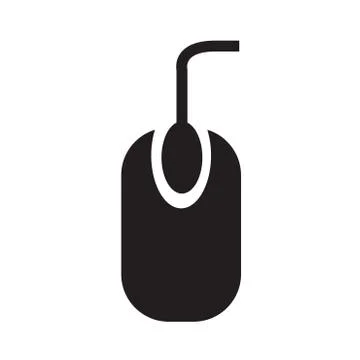 Computer Mouse Icon Symbol Set Stock Illustration