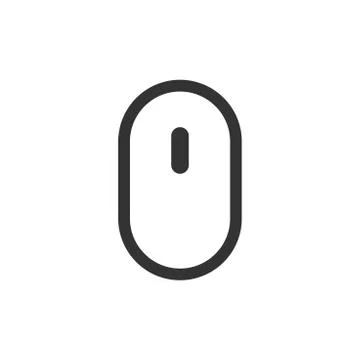 Computer Mouse icon. Vector illustration. Business concept mouse cursor picto Illustrazione stock