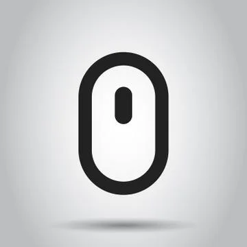 Computer Mouse icon. Vector illustration. Business concept mouse cursor picto Stock Illustration
