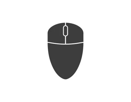 Computer Mouse icon. Vector illustration, flat design. Illustrazione stock