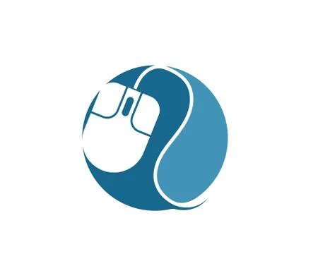Computer mouse icon vector illustration design Stock Illustration
