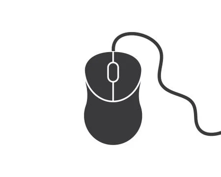 Computer mouse icon vector illustration design 스톡 일러스트