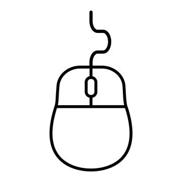 Computer mouse icon. Vector illustration Illustrazione stock