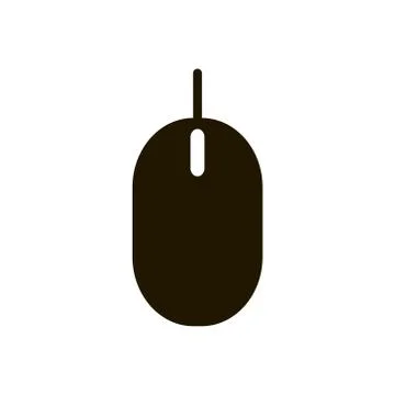 Computer mouse icon on white background. Illustration eps 10. Stockillustratie