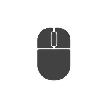Computer mouse icon. Wireless mouse logo template Stock Illustration