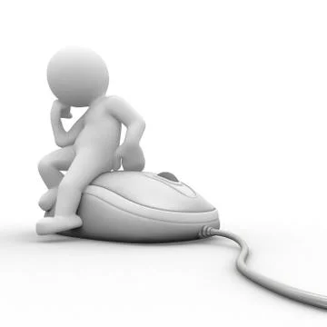 Computer mouse Stock Illustration