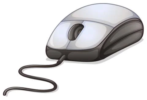 A computer mouse 스톡 일러스트