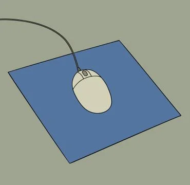 Computer mouse Stock-Illustration