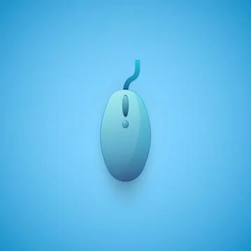 Computer Mouse Illustration Illustrazione stock