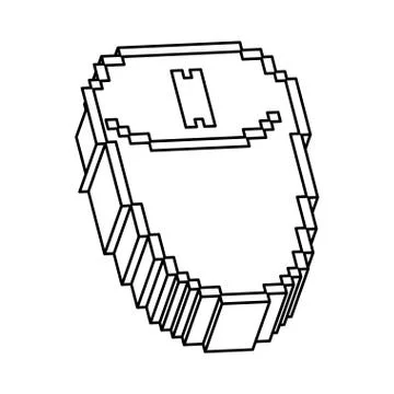 Computer mouse isolated icon Stock Illustration