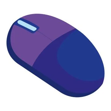 Computer mouse isolated icon 스톡 일러스트