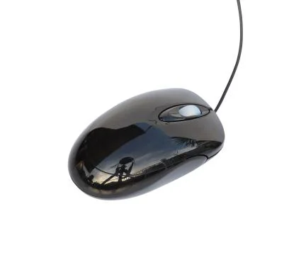 Computer mouse isolated on white backgorund 스톡 사진