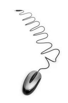 Computer mouse isolated on the white background Foto stock