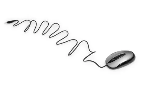 Computer mouse isolated on the white background Foto stock