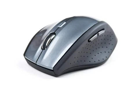 Computer mouse isolated  on a white Stock Photos