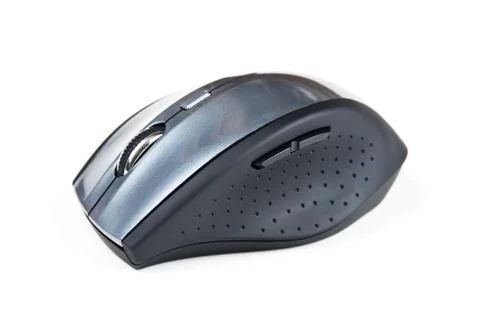 Computer mouse isolated  on a white Stock Photos