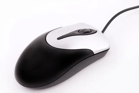 Computer mouse isolated on white Stock Photos