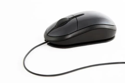 Computer mouse isolated on white Foto stock