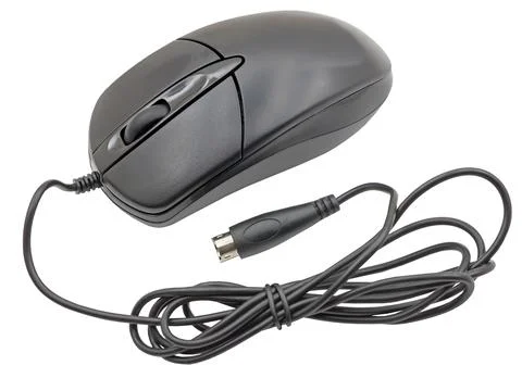 Computer mouse isolated on white Stock Photos