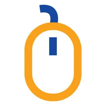 Computer Mouse line icon Stock Illustration