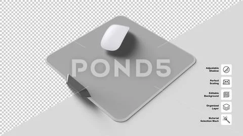 Computer Mouse Pad PSD 模板