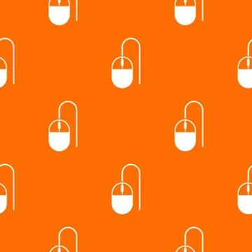 Computer mouse pattern seamless Stock Illustration