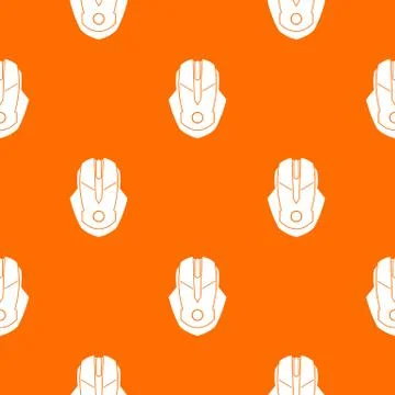 Computer mouse pattern seamless Illustrazione stock