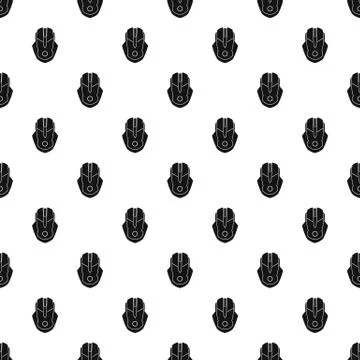 Computer mouse pattern, simple style Illustrazione stock