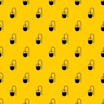Computer mouse pattern vector Illustrazione stock