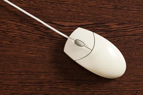 Computer mouse photo shot of computer mouse on table Copyright: xZoonar.co... Foto stock