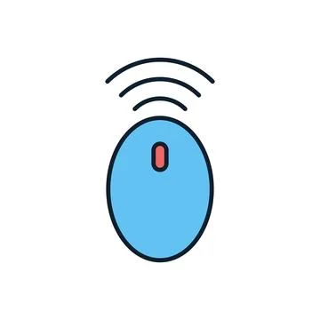 Computer Mouse related vector icon Illustrazione stock