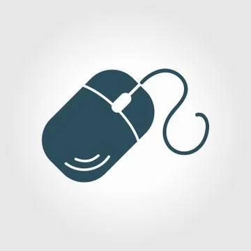 Computer mouse sign Stock Illustration