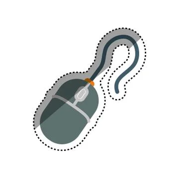 Computer mouse technology Stock Illustration