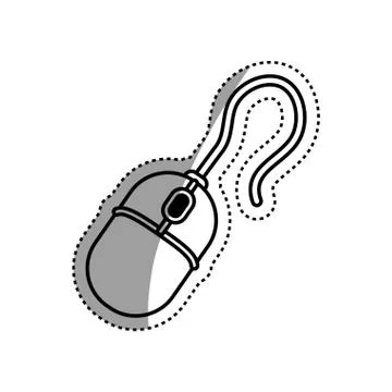 Computer mouse technology 스톡 일러스트
