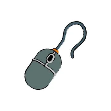 Computer mouse technology 스톡 일러스트
