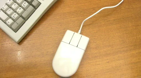Computer mouse. Time lapse. Stock Footage