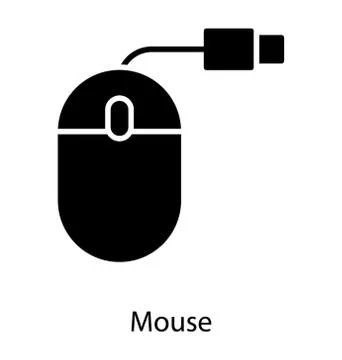 Computer Mouse Vector 스톡 일러스트