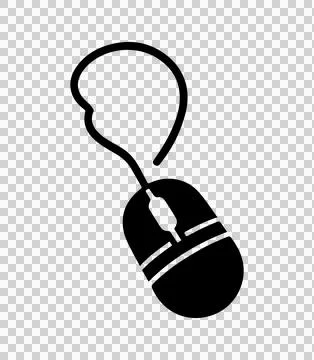 Computer Mouse Vector Illustration Click vector icon Stock Illustration