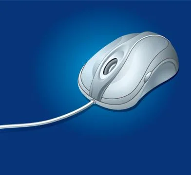 Computer mouse. Vector Illustrations. Stock Illustration