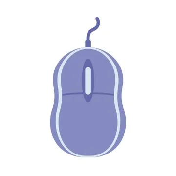 Computer mouse on white background 스톡 일러스트