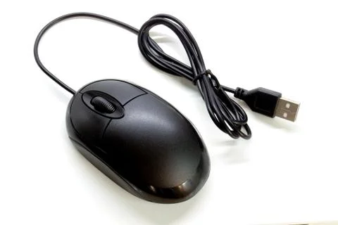 Computer mouse on white background Stock-Fotos