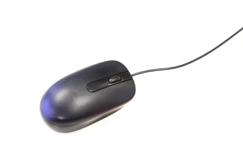 Computer mouse on white background Stock Photos
