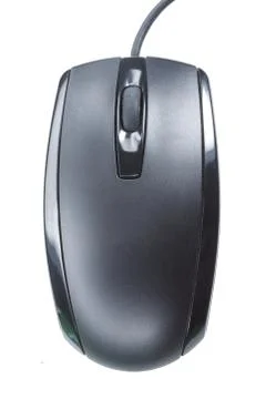 Computer mouse on white background Stock Photos
